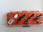 Klein Tools QRST3PC Premium Quick Release All Purpose Step Bit Kit Piece Open. Price: $76.99.