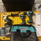 Makita XT288T 18V Brushless Hammer Drill Impact Driver Set W/ 5.0 Batteries Open. Price: $319.95.