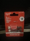 Milwaukee 48-32-4550 Shockwave Magnetizer Set 3-PIECE Magnetic Bit Holder Kit New. Price: $13.99.