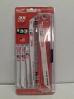 Milwaukee Sawzall Blade Set, 10-PC 49-22-1110 New. Price: $15.00.