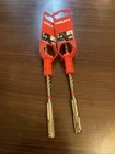 (2)HILTI Masonry Drill Bits With Sds Plus Shank Te- Cx 1/4" 6" #435000 New. Price: $27.20.