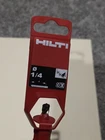 New Hilti 1/4" 6" Te-cx Sds Plus Style Masonry Hammer Drill Bit 435000. Price: $25.00.