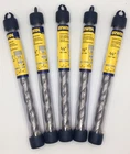 Irwin Hammer Drill Bit, 6" Masonary 1/2", Lot Of 5, Free Shipping New. Price: $16.95.
