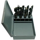 9/16-1X16THS 8 Piece Hss Black & Gold Reduce Shank Drill Bit Set New. Price: $181.55.