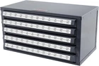Five-drawer Drill Dispenser Cabinet For 33/64" To 63/64" Bits New. Price: $113.99.