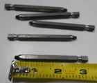 Lot Of 10 New Robertson 1/4" Hex #2 Square 3" Driver Bits Open. Price: $9.99.