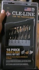 Cle-line 15 Piece Black Gold Drill Bit Set #C18131 Made Usa Brand New. Price: $37.95.