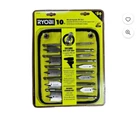 Ryobi 10-PC Wood Spade Bit Set Compatible With All Drlls/impacts (#A70) New. Price: $18.99.