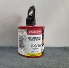 Diablo 2-9/16 In. Bi-metal Hole Saw With 2-3/8 Cutting Depth DHS2563 New. Price: $15.95.