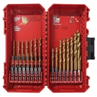 Milwaukee Shockwave 23-PIECE Impact Duty Red Helix Titanium Twist Drill Bit Set New. Price: $31.99.