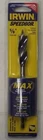Irwin 3041002 Speedbor Max 5/8" 6" Triflute Bit - 1/4" Drive New. Price: $5.00.