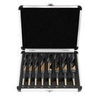 Comoware Reduced Shank Drill Bit Set, 8 Sizes From 9/16" To 1", Hss M2, Black... New. Price: $64.03.