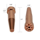 Acetylene Cutting Tips 6290-0 Compatible With Harris 5/8" Qty New. Price: $17.50.