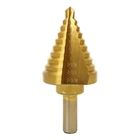 Comoware Step Drill Bit For Metal, Titanium Coated, Double 1/4- 1-3/8 Hss New. Price: $21.99.