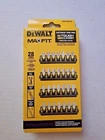 Dewalt Maxfit 28-PIECE Screwdriving Bit Set Impact Rated, Torsion Zone New. Price: $22.99.