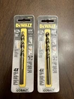 Dewalt DWA1220 5/16 Cobalt Drill Bit 2-PACK Jobber Length Metal Steel New. Price: $23.99.