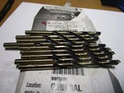 6.00MM Hss 135 Split Point Black & Gold Finish Jobber Drill Qty 9 New. Price: $20.00.