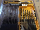 Dewalt #DW1170 18 Pcs Gold Ferrous Pilot Point Drill Bit Set Brand New. Price: $10.99.