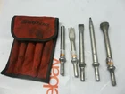 Snap-on PHG1055BK 5-PC Air Hammer Punch Chisel Set W / Pouch Used. Price: $145.00.