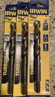 Irwin 31/64" Turbomax Reduced Shank Drill Bit 73631 6" Long Lot Of Pack New. Price: $9.59.
