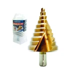 2-INCH Hss Spiral Groove Step Drill Bit, 10 Sizes Cobalt Added High Speed Steel New. Price: $36.93.