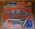 Black & Decker 71-204 Spade Bit Set 14 Pieces To 1-1/4" Open. Price: $26.00.