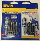 Irwin 1874222 Impact Power Bits And Extension 6 Piece Set New. Price: $10.00.