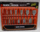 ** Black & Decker - 13 Piece Spade Bit Set 1/4" To 1/2" New Unopened. Price: $23.33.