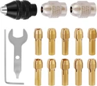 15PCS Drill Chuck Collet Set 0.02-0.13IN Dremel Rotary Tool Keyless Kit 4486 New. Price: $14.97.