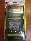 Ryobi 20-PIECE Impact Rated Driving Kit AR2036 New. Price: $12.95.