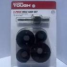 Hyper Tough 3580 5-PIECE Hole Saw Set With Arbor For Wood New Sealed. Price: $7.99.