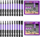 Yurinwoo 20PCS Hex Head Allen Wrench Drill Set (metric & Sae), S2 Steel New. Price: $25.99.