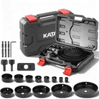 Kata Hole Saw Kit, 20PCS Set With 3/4"-6"(19-152MM) Multi-size Blad New. Price: $29.47.