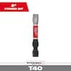 Milwaukee Shockwave 2" T40 Torx Impact Duty Screwdriver Bit New. Price: $18.99.