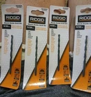 Packs Of Ridgid 5/32" Black Oxide Drill Bits (metal, Wood Plastic) AC10044 New. Price: $12.90.