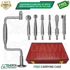 Hudson Brace Hand Drill 10" With 6 Burr Attachments Orthopedic Instruments New. Price: $59.90.