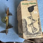 Power Planter Garden Auger For Drill 3" X 7" Bulb & Beddng Tool Used. Price: $12.95.