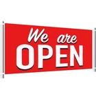 We Are Open Banner Polyester Oxford Cloth Store 24 48 Inch, Red New. Price: $20.99.