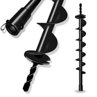 Longrun Earth Auger Drill Bit For Garden Fence Post, 3" X 31.5" Ho... New. Price: $63.66.