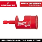Milwaukee 1 In. Diamond Max Hole Saw New. Price: $19.95.