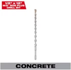 Milwaukee 48-20-8274 1/2" 12" 2-CUTTER Sds+ Carbide Drill Bit, MX2, Concrete New. Price: $17.09.
