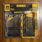 Dewalt DW1177 Black & Gold 20-PIECE Oxide Metal Drill Bit Set Sealed New. Price: $18.75.