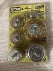 Ryobi A72601 Wire Wheel Assortment Set 6-PIECE New. Price: $15.00.