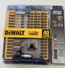 Dewalt Piece DWA2T401R Screwdriving Bit Set Flex Torq W/clear Tough Case New. Price: $23.99.