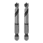 2PCS Brad Point Drill Bits 1/4" Dia Stubby For Woodworking New. Price: $17.87.