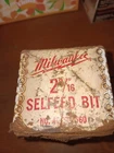 Milwaukee 2-9/16" Selfeed Bit 48-25-2560 Forstner Wood Hole & Box Used. Price: $19.95.