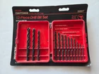 Sears Craftsman Usa 13PC High Speed Steel Black Oxide Drill Bit Set W Case 96807 Open. Price: $34.99.