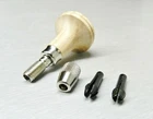 Chuck Wooden Mushroom Handle Pin Vise Tool 2 Collets Hold 0-1/8" Jts New. Price: $11.95.