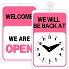 Gueer Will Return Back Sign With Clock Pink For Women, 'we Small, New. Price: $10.48.