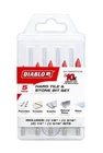 Diablo Tools, Pc Tile Stone Carbide Tipped Bit Set (4-PIECE), Size (sae) New. Price: $27.99.
